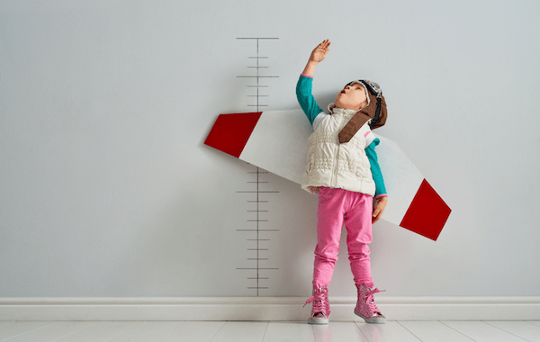 Kid Dressed with Wings